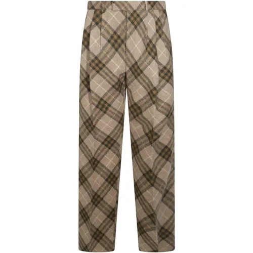 Trousers > Straight Trousers - - Burberry - Modalova