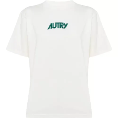 Autry - Tops > T-Shirts - White - Autry - Modalova