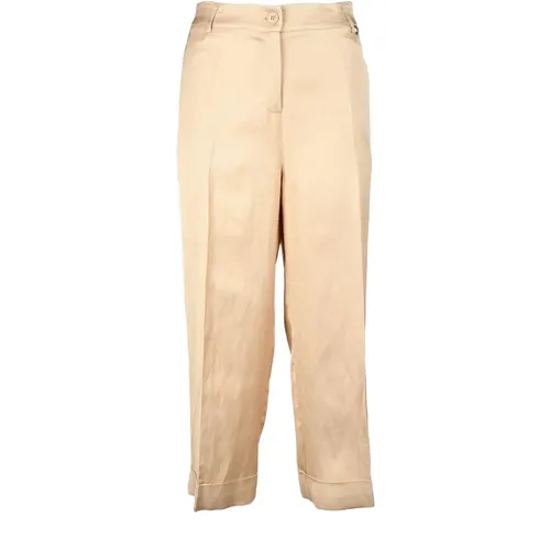 Trousers > Straight Trousers - - Twinset - Modalova