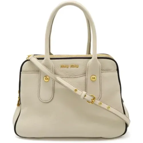 Pre-owned > Pre-owned Bags > Pre-owned Tote Bags - - Miu Miu Pre-owned - Modalova