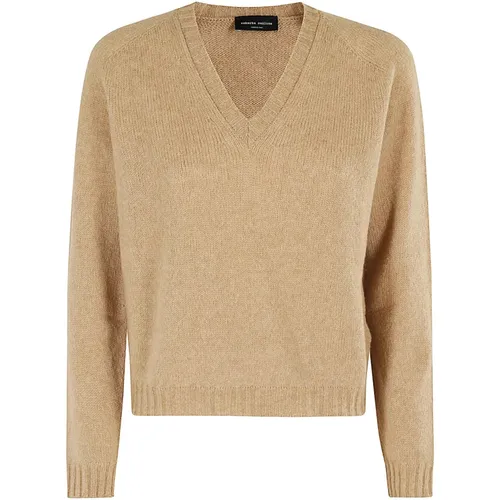 Knitwear > V-neck Knitwear - - Roberto Collina - Modalova