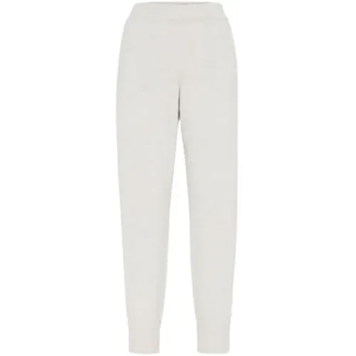 Trousers > Sweatpants - - BRUNELLO CUCINELLI - Modalova