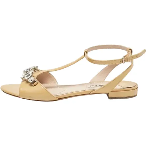 Pre-owned > Pre-owned Shoes > Pre-owned Sandals - - Miu Miu Pre-owned - Modalova