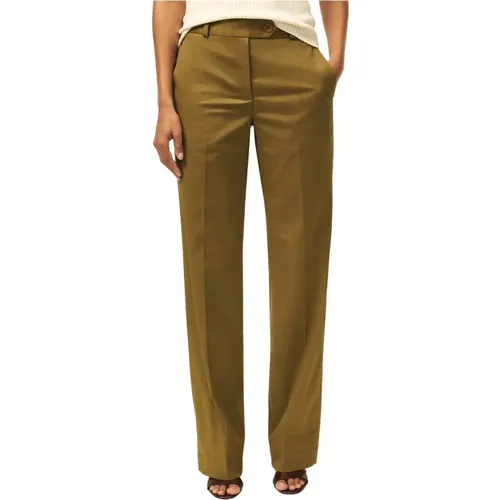 Trousers > Wide Trousers - - Brooks Brothers - Modalova