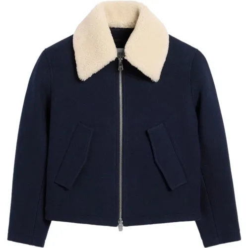 Jackets > Faux Fur & Shearling Jackets - - Ami Paris - Modalova