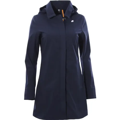 K-Way - Coats > Parkas - Blue - K-way - Modalova