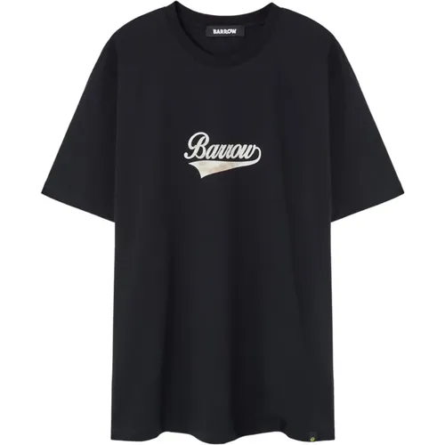 Barrow - Tops > T-Shirts - Black - Barrow - Modalova