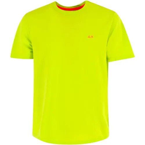Sun68 - Tops > T-Shirts - Yellow - Sun68 - Modalova