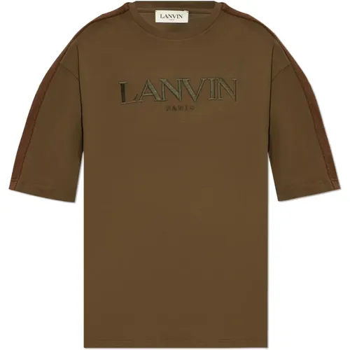 Lanvin - Tops > T-Shirts - Green - Lanvin - Modalova