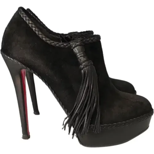 Pre-owned > Pre-owned Shoes > Pre-owned Boots - - Christian Louboutin Pre-owned - Modalova