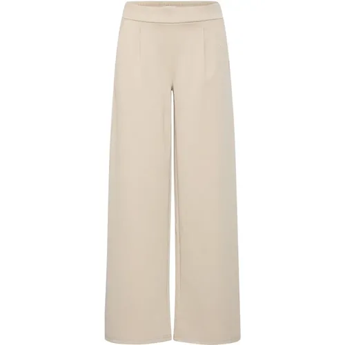 Trousers > Wide Trousers - - Ichi - Modalova