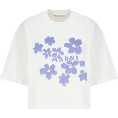 Marni - Tops > T-Shirts - White - Marni - Modalova