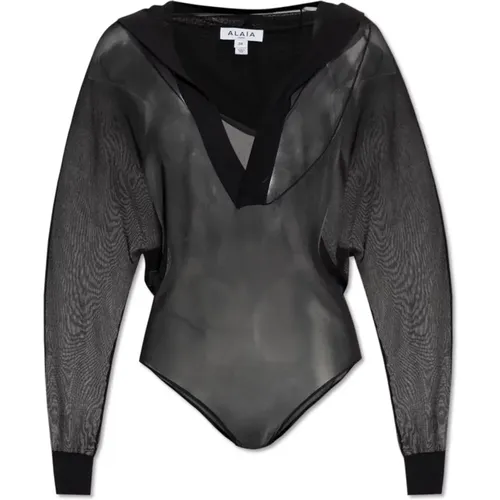 Alaïa - Tops > Body - Black - Alaïa - Modalova