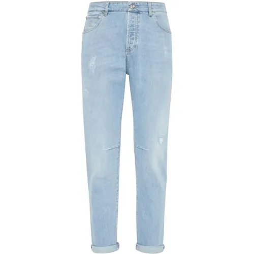 Jeans > Slim-fit Jeans - - BRUNELLO CUCINELLI - Modalova