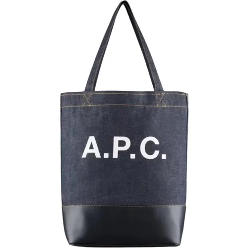 A.p.c. - Bags > Tote Bags - Blue - A.p.c. - Modalova