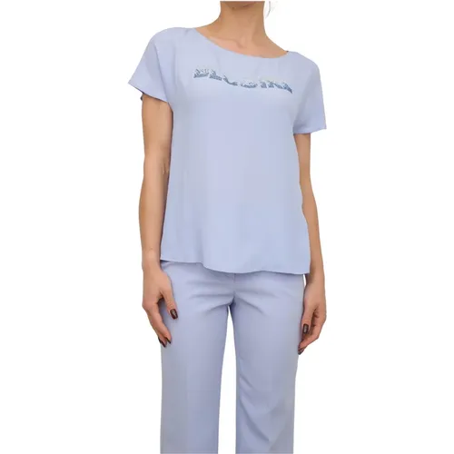 Blugirl - Tops > T-Shirts - Blue - Blugirl - Modalova