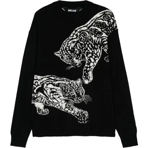 Knitwear > Round-neck Knitwear - - Just Cavalli - Modalova