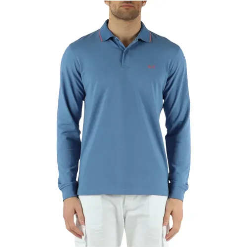 Sun68 - Tops > Polo Shirts - Blue - Sun68 - Modalova