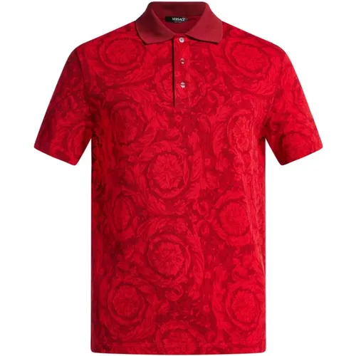 Tops > Polo Shirts - - Versace - Modalova