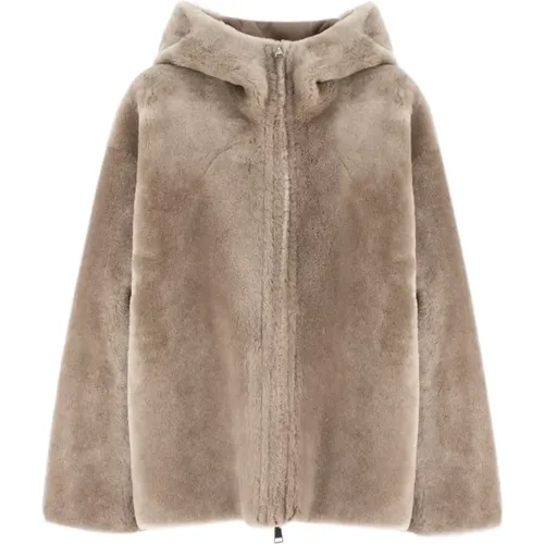 Jackets > Faux Fur & Shearling Jackets - - Antonelli Firenze - Modalova