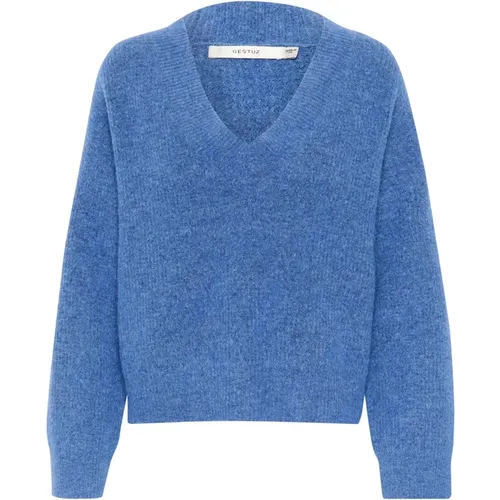 Knitwear > V-neck Knitwear - - Gestuz - Modalova