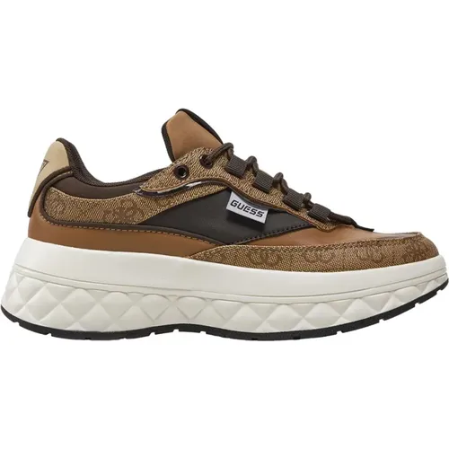 Guess - Shoes > Sneakers - Brown - Guess - Modalova