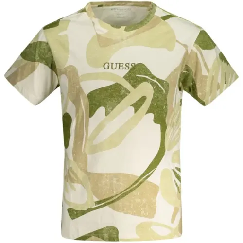 Guess - Tops > T-Shirts - Beige - Guess - Modalova