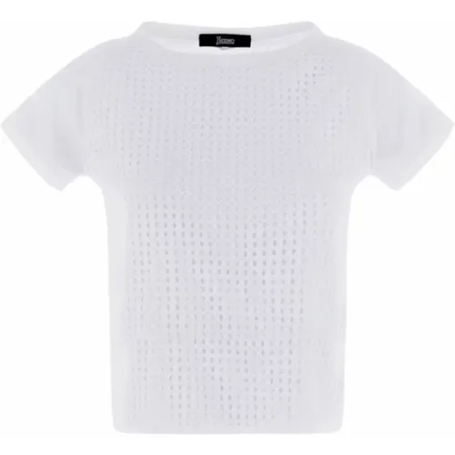 Herno - Tops > T-Shirts - White - Herno - Modalova