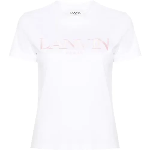 Lanvin - Tops > T-Shirts - White - Lanvin - Modalova