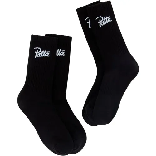 Patta - Underwear > Socks - Black - Patta - Modalova