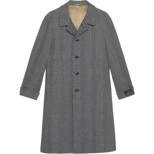 Coats > Single-Breasted Coats - - Gucci - Modalova