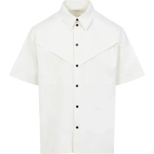 Shirts > Short Sleeve Shirts - - Bottega Veneta - Modalova