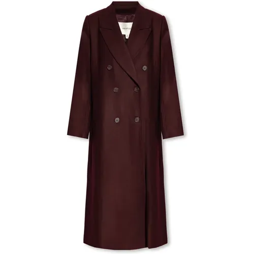 Coats > Double-Breasted Coats - - Gestuz - Modalova