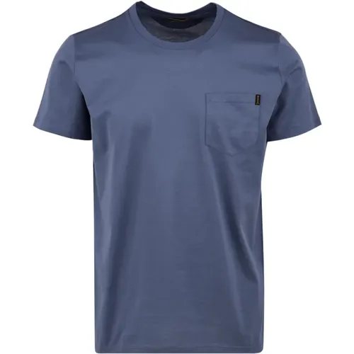 Moorer - Tops > T-Shirts - Blue - Moorer - Modalova