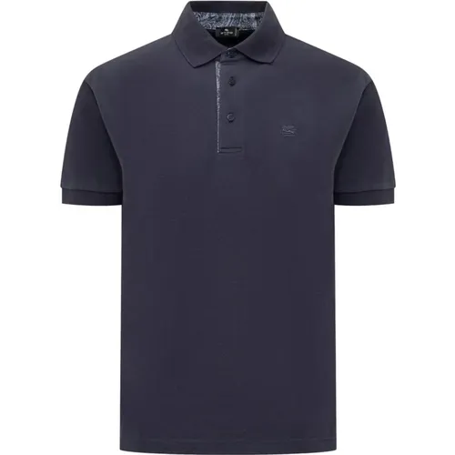 Etro - Tops > Polo Shirts - Blue - ETRO - Modalova