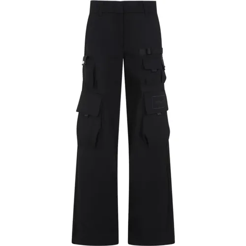 Trousers > Tapered Trousers - - Off White - Modalova