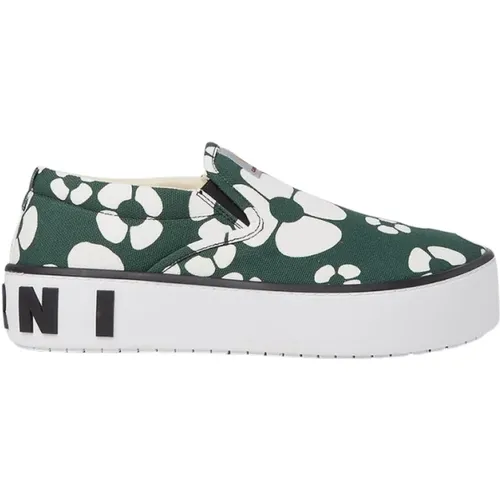 Marni - Shoes > Sneakers - Green - Marni - Modalova