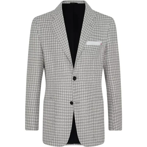 Kiton - Jackets > Blazers - Gray - Kiton - Modalova