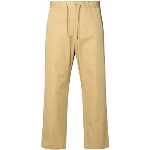 Trousers > Straight Trousers - - Moncler - Modalova