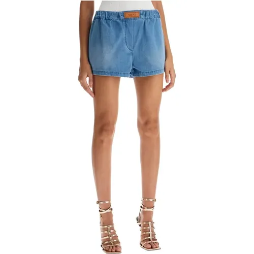 Shorts > Denim Shorts - - Versace - Modalova