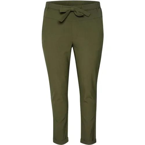 Trousers > Slim-fit Trousers - - Kaffe Curve - Modalova