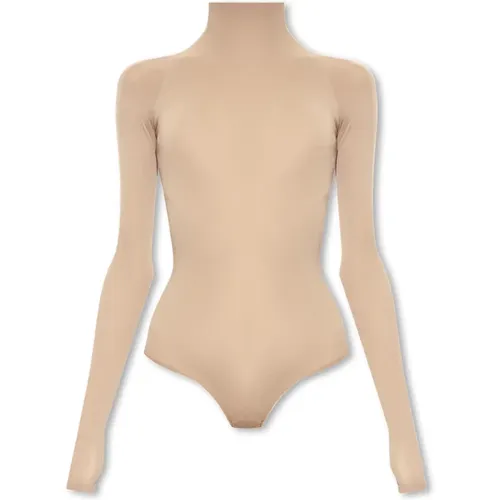 Alaïa - Tops > Body - Beige - Alaïa - Modalova