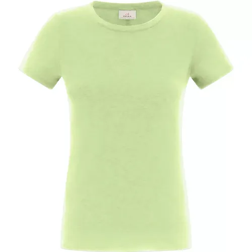 Deha - Tops > T-Shirts - Green - Deha - Modalova