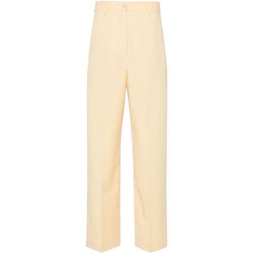 Trousers > Wide Trousers - - Fabiana Filippi - Modalova