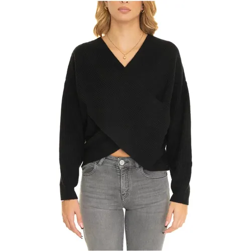 Knitwear > V-neck Knitwear - - Pennyblack - Modalova