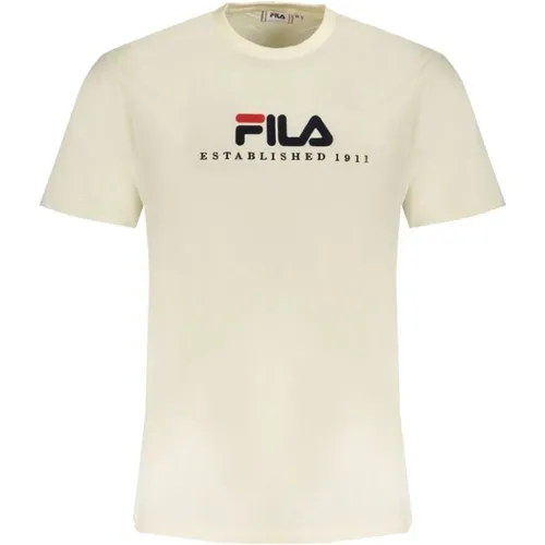 Fila - Tops > T-Shirts - Beige - Fila - Modalova