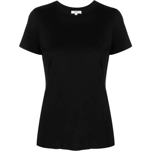 Agolde - Tops > T-Shirts - Black - Agolde - Modalova