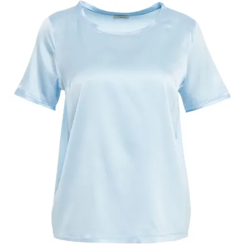 Himon's - Tops > T-Shirts - Blue - Himon's - Modalova