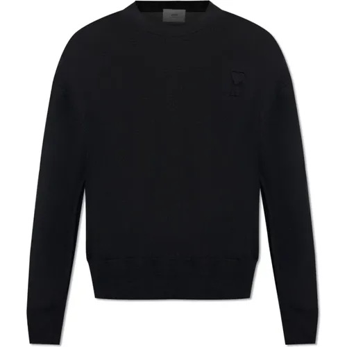 Knitwear > Round-neck Knitwear - - Ami Paris - Modalova