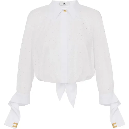 Blouses & Shirts > Shirts - - Elisabetta Franchi - Modalova